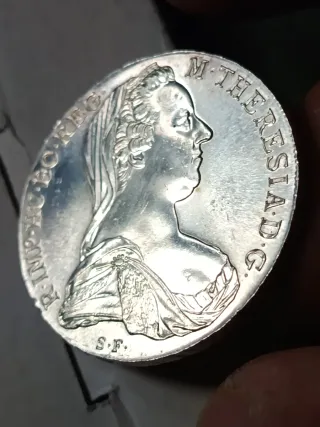 Moneda 1 Thaler Plata M. Theresia D.G.