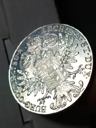 Moneda 1 Thaler Plata M. Theresia D.G.