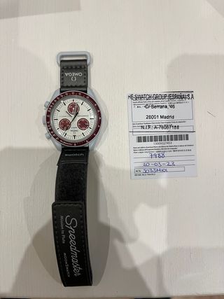 Reloj Omega x Swatch mision Pluto