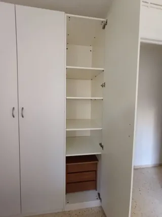 Armario ropero madera blanco