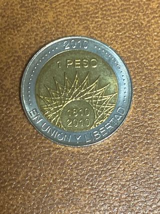 Argentina 1 Peso 2010 Aconcagua