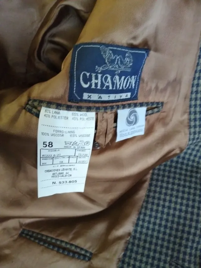 Chaqueta / americana caballero Talla grande