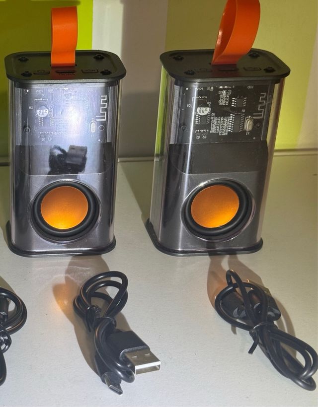 Lote de 2 Altavoces portátiles bluetooth