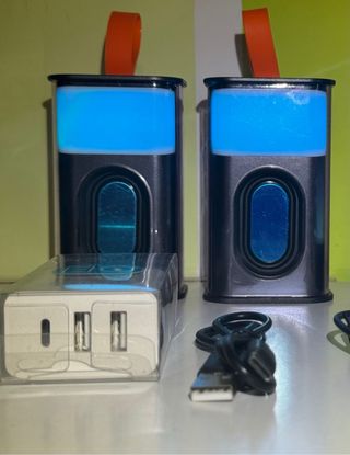 Lote de 2 Altavoces portátiles bluetooth