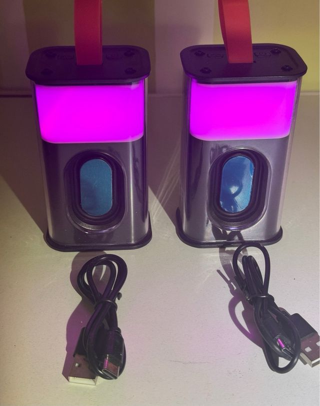 Lote de 2 Altavoces portátiles bluetooth