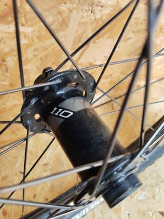 Horquilla bici doble pletina 180 rockshox + rueda