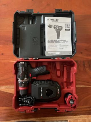 Taladro Parkside Performance + Batería + Cargador
