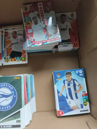 Lote +800 cartas fútbol Adrenalyn XL
