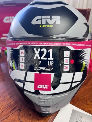 Casco Modular Givi XL Gris y Negro