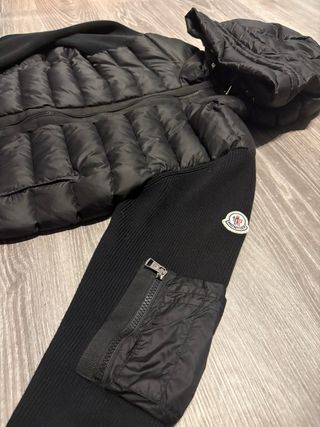 Chaqueta Moncler Cardigan Negra