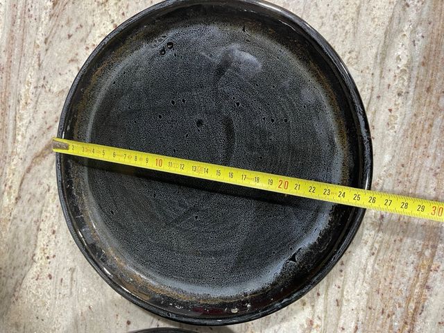 Tiesto y plato Bonsái Cerámica azulon