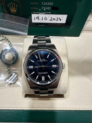Rolex Oyster Perpetual 124300 Azul