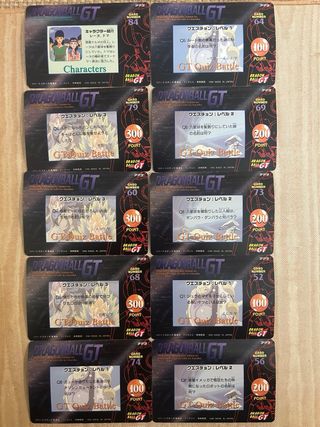 Lote Cartas Dragon Ball