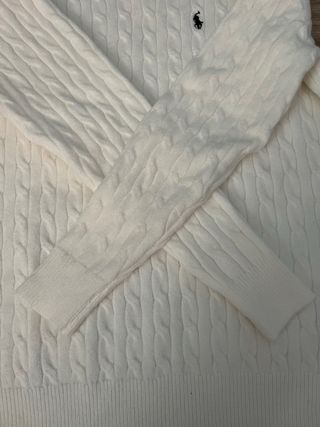 Maglione Polo Ralph Lauren Bianco Taglia L