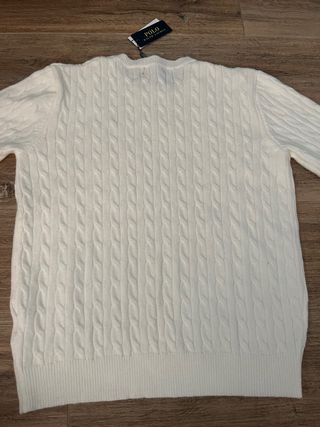 Maglione Polo Ralph Lauren Bianco Taglia L