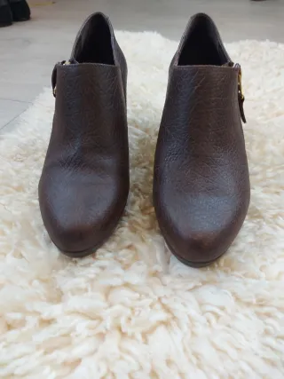 Talla 37 - Botines Piel Marrón Giko