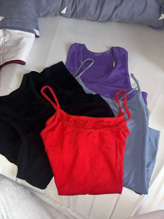 Pack 4 Camisetas Tirantes Mujer