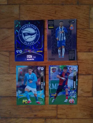 4 Cartas Fútbol Panini Adrenalyn XL