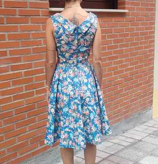 Vestido vintage floral Lindy Bop Talla 38