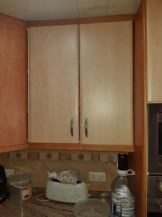 Armarios de cocina madera y metal