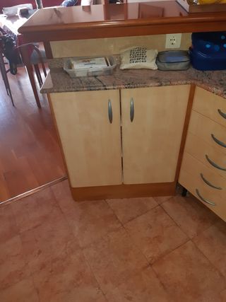 Armarios de cocina madera y metal