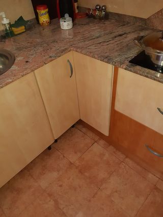 Armarios de cocina madera y metal