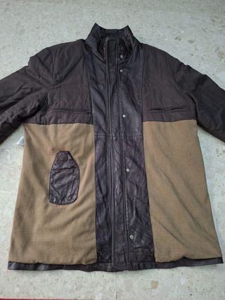 Chaqueta Piel Marrón Scar Pelleter Talla M