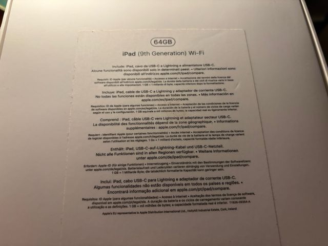 iPad 9ª Gen 64GB + Funda Logitech