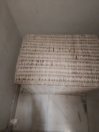 Baúl de mimbre grande