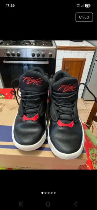 Scarpe Nike Flight taglia 39 , usate poche volte .