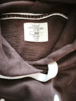 Sudadera H&M Marrón Talla M