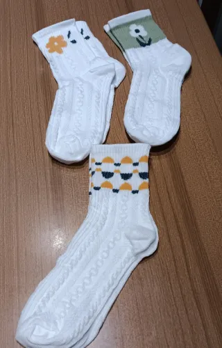 5 paia calze corte donna