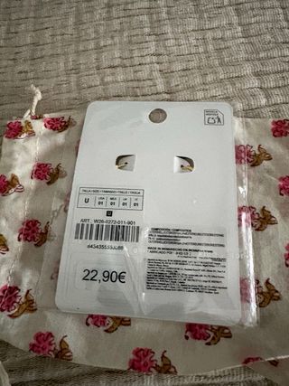 Pendientes BROWNIE dorados con monedas