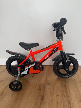 Bicicleta Infantil Naranja rueda 12” Nueva