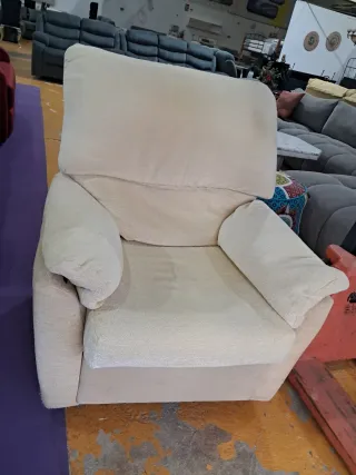 Butaca Relax Beige Tela