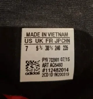 Zapatillas Adidas Talla 38⅔