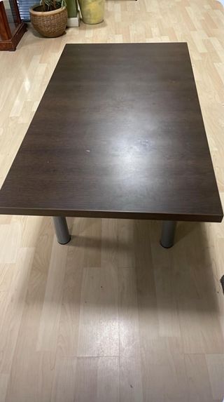 Mesa de centro madera y metal