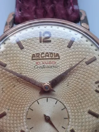 Reloj Arcadia 21 rubis Centenario Vintage