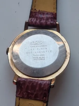 Reloj Arcadia 21 rubis Centenario Vintage