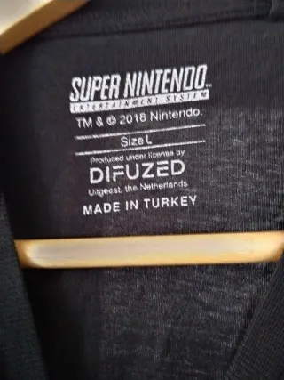 Camiseta Super Nintendo Difuzed Talla L