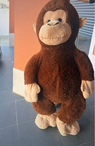 Peluche Gigante Macaco Castanho