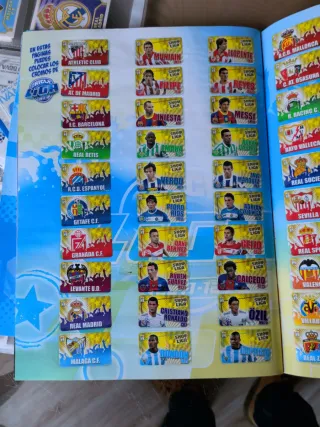 Álbum cromos fútbol Liga BBVA 2011-12