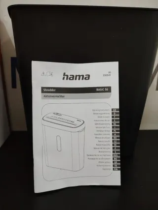 Trituradora Papel Hama Basic S6
