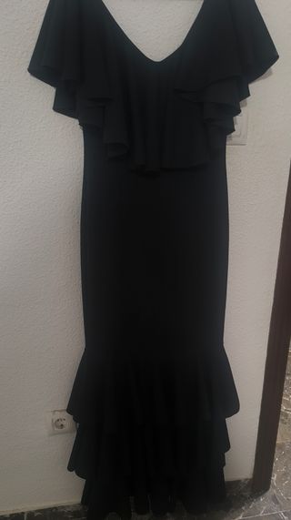 Vestido Gitana Negro Talla M