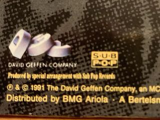 Vinilo Nirvana Nevermind 1991 first press.