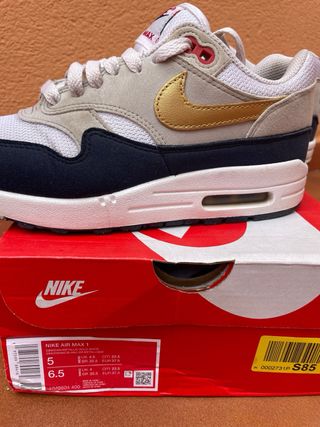 Nike Air Max 1 Obsidian/Oro Metálico Muy agotadas