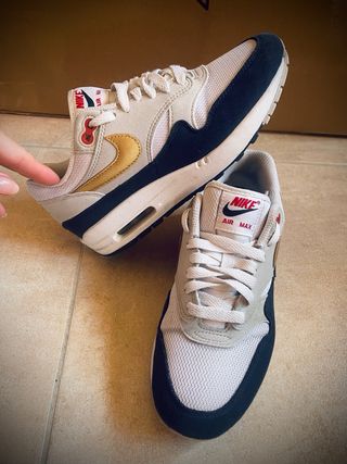 Nike Air Max 1 Obsidian/Oro Metálico Muy agotadas