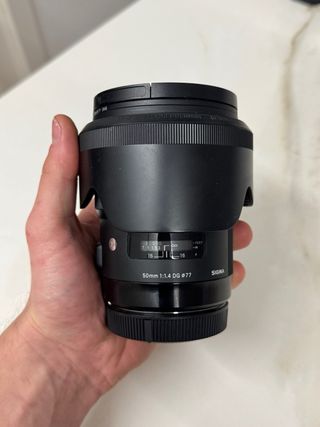 Objetivo Sigma 50mm 1:1.4 DG - Montura Canon EF