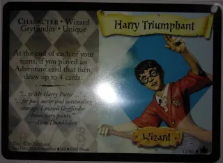 Carta Harry Potter Harry Triumphant