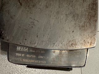 2 Planchas Antiguas vintage Ufesa